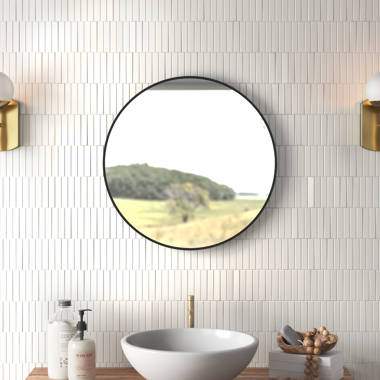 Modern led lighted bathroom deals mirror boyel living